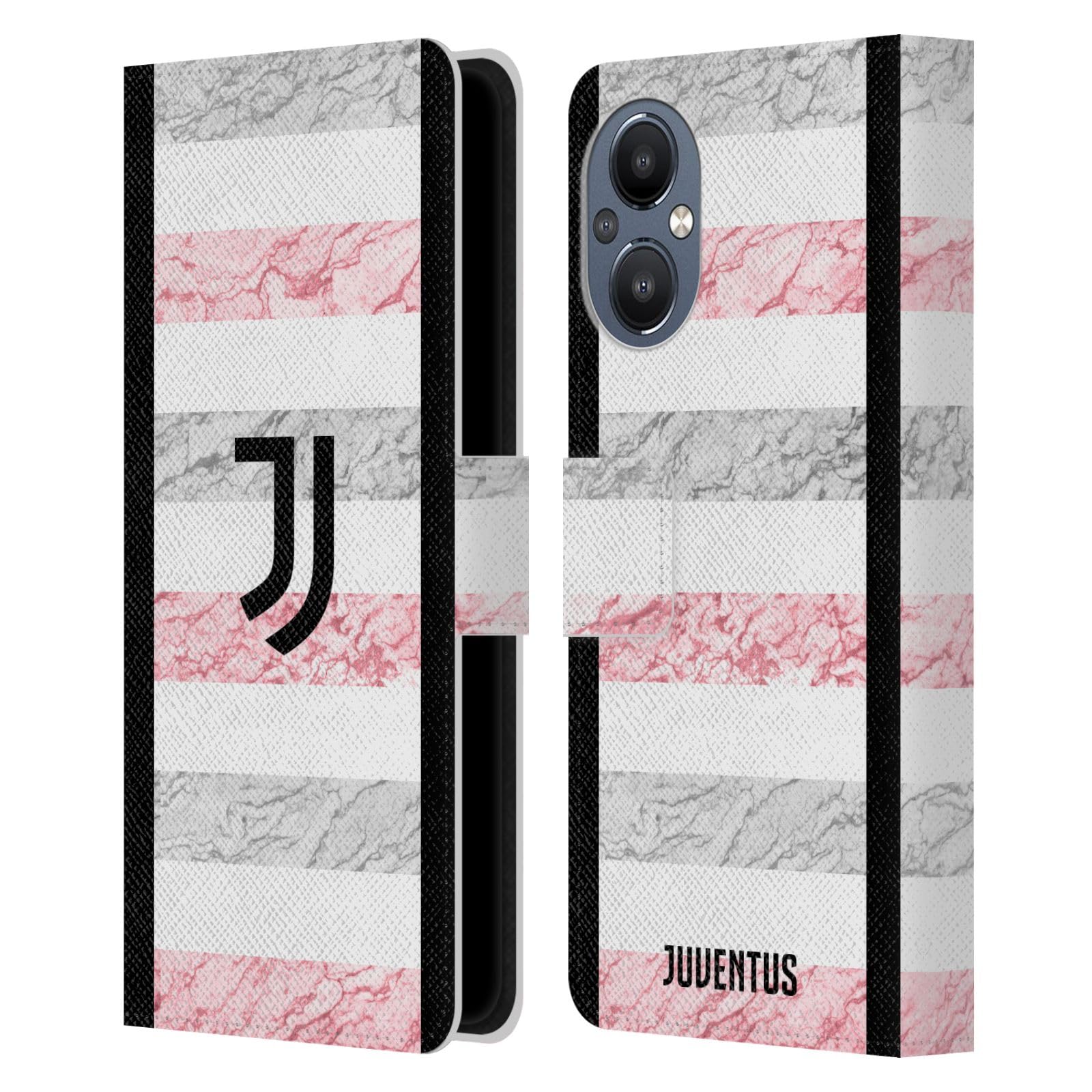 Head Case Designs Officially Licensed Juventus Football Club Away 2023/24 Match Kit Leather Book Wallet Case Cover Compatible with OnePlus Nord N20 5G