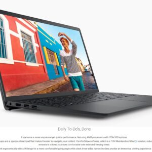 DELL Newest Inspiron 15 Business Laptop, 15.6" Full HD LED, AMD Ryzen 5 5500U, 8G RAM,512GB SSD, Webcam, WiFi, Win 11 Pro, SD Card Reader, Long Battery Life, Carbon Black