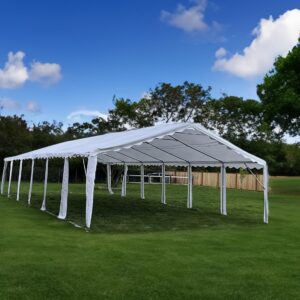 PEAKTOP OUTDOOR 20'X40' Party Tent Heavy Duty Outdoor Gazebo Wedding Tent Event Shelter Canopy with Carry Bags