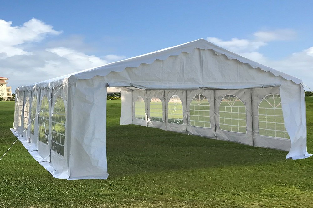 DELTA 40'x20' Budget PVC Party Tent,Tents for Parties, Carpas para Fiestas,Large Wedding Tent,Outdoor Event Canopy,with Waterproof Top Cover,Removable Window Walls,Commercial/Residential Use