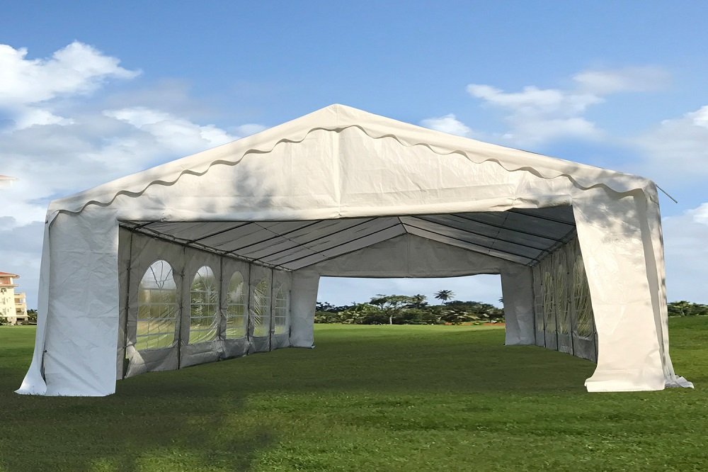 DELTA 40'x20' Budget PVC Party Tent,Tents for Parties, Carpas para Fiestas,Large Wedding Tent,Outdoor Event Canopy,with Waterproof Top Cover,Removable Window Walls,Commercial/Residential Use