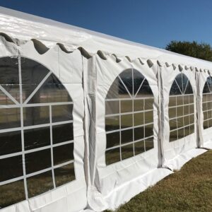 DELTA 40'x20' Budget PVC Party Tent,Tents for Parties, Carpas para Fiestas,Large Wedding Tent,Outdoor Event Canopy,with Waterproof Top Cover,Removable Window Walls,Commercial/Residential Use