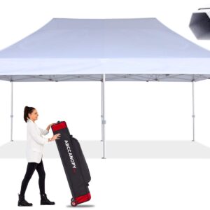 ABCCANOPY Commercial Pop Up Canopy Tent 10x20 Premium-Series, White