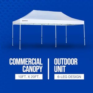 Strongway Commercial Canopy, 10ft. x 20ft., White