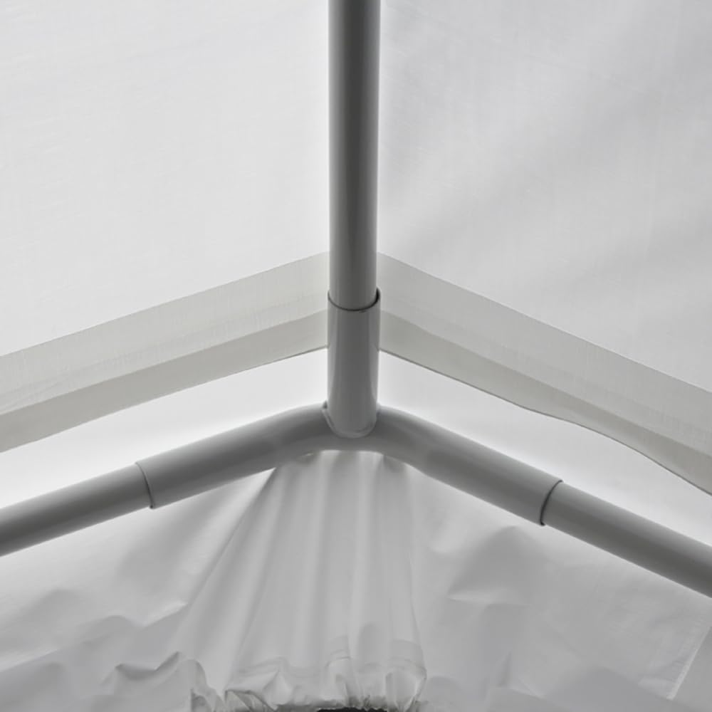 King Canopy Universal Canopy 12-Feet by 20-Feet, 1 3/8-Inch Steel Frame, 8 Leg, White