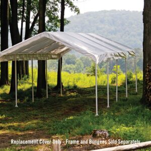 ShelterLogic SuperMax All Purpose Outdoor 12 x 20-Feet Canopy Replacement Cover for SuperMax Canopies (Cover Only, Frame Not Included)