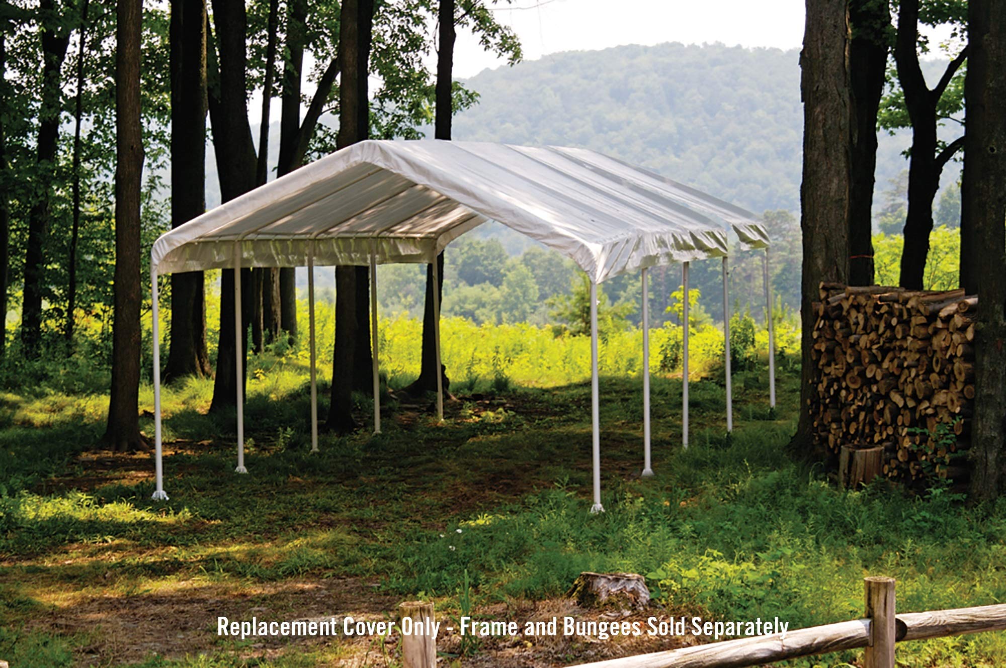 ShelterLogic SuperMax All Purpose Outdoor 12 x 20-Feet Canopy Replacement Cover for SuperMax Canopies (Cover Only, Frame Not Included)