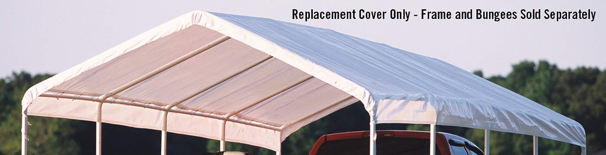 ShelterLogic SuperMax All Purpose Outdoor 12 x 20-Feet Canopy Replacement Cover for SuperMax Canopies (Cover Only, Frame Not Included)