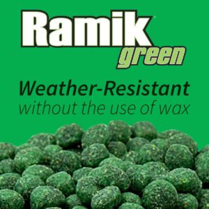 Neogen Ramik Green Fish Flavored Weather Resistant Rodenticide Pellets, 20-Pound bucket