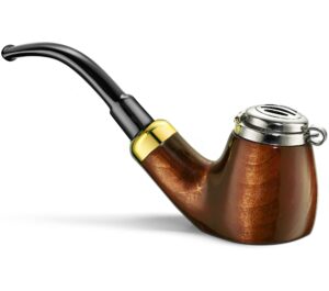 mr. brog full bent smoking pipe - model no: 21 old army brown - pear wood roots - hand made (brown #21)