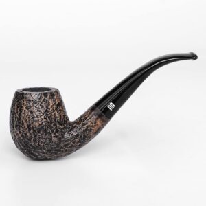 muxiang pipe with rusticated finished,bent pipe stem cools the tobacco pipe and easy to clean aa0014s-ps2