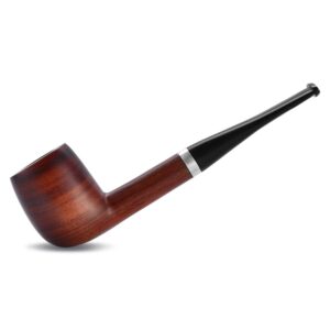 Tobacco Pipe Handmade Smoking Pipe Gift Box and Accessories including Pipe Cleaning Tool