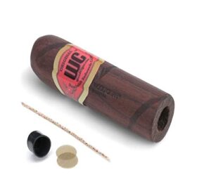 stogie pipe - cigar pipe wooden stogie (walnut, 3")