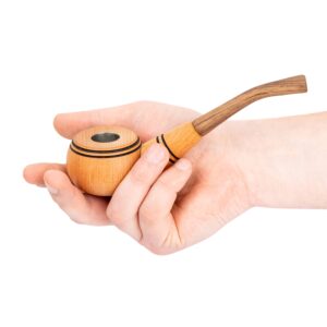 Dr. Watson - Wooden Tobacco Pipes, Set of 3, Classic shape, Handmade from Natural Wood