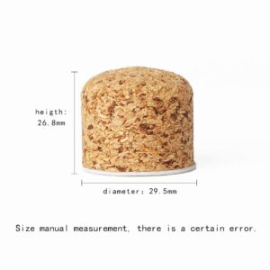 MUXIANG 10 PcsTobacco Pipe Cork Knocker Ashtray for Cigar Cigarette Soft Wooden Cork Stopper Adhesive Strip Tobacco Pipe Cleaning Tool Rosewood Tobacco Pipe Briar Wood Pipe Ebony Pipe FB0005