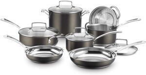 cuisinart bsc7-11 black stainless collection 11 pc. set