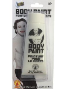 rubie's mens men s body paint white one size, white, 3.4-ounce us