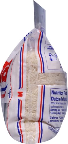 Mahatma Extra-Long-Grain Rice 5-Pound Rice Bag, Gluten-Free and Non-GMO White Rice Bulk Bag, 1 Bag of Rice