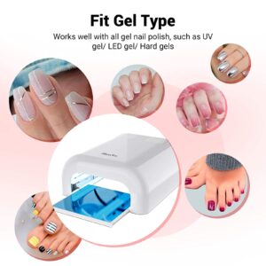 MelodySusie 36W Nail Lamp for Resin, Pro04 Professional Gel Nail Polish Curing Lamp with 3 Timer Setting, Sliding Tray for Manicure Pedicure,Great for Resin,White