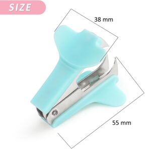 ZZTX 3 PCS Staple Remover Staple Puller Removal Tool for School Office Home 3 Pack (Pink, Blue, Purple)