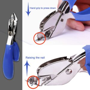 5 Pieces Staple Remover Tools Set for Office,Upholstery and Construction, Professional Tack and Nail Puller Kit for Efficiently and Easily Remove All Kinds of Staples,Tacks and Nails