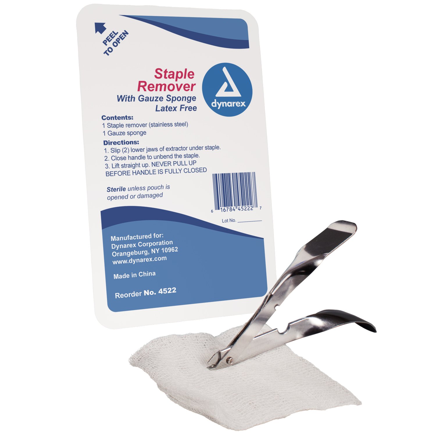 Dynarex 4522 Staple Removal Sterile Kit