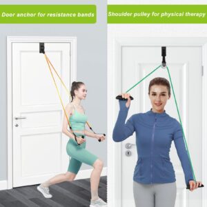 Kipika Heavy Duty Door Anchor Attachment - Shoulder Pulley - Over Door Rehab Exerciser for Rotator Cuff Recovery, Strength Training, Physical Therapy Exercise, Home Gym