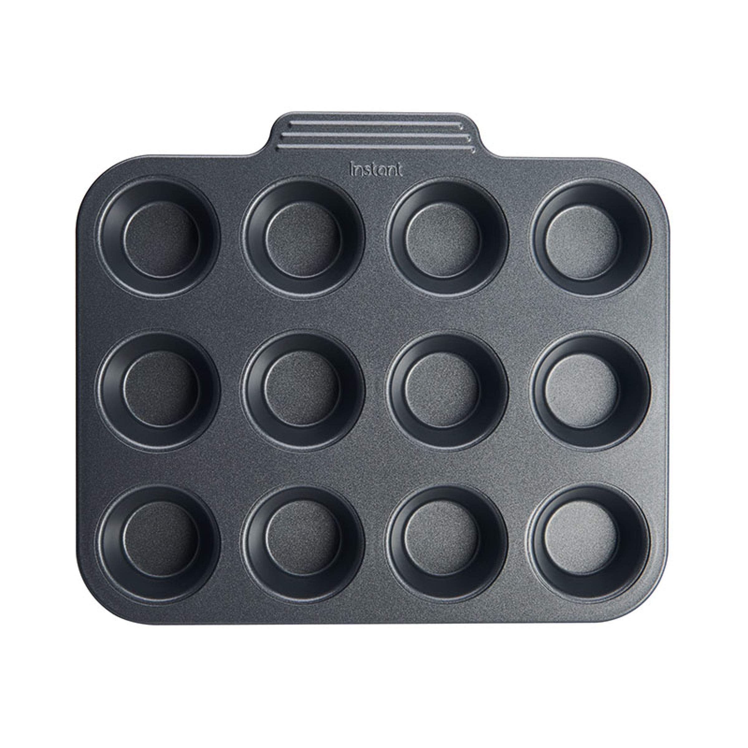 Instant Vortex Official Nonstick Mini Muffin Pan, Gray