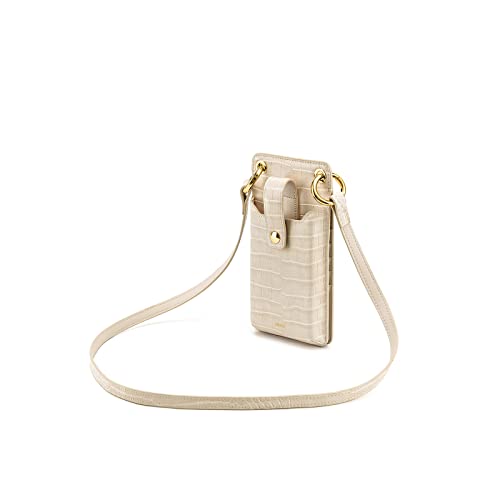 JW PEI Women's Quinn Cell Phone Crossbody Bag (Beige)