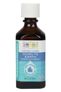 aura cacia down to earth essential oil blend for home care, 2 fluid ounce