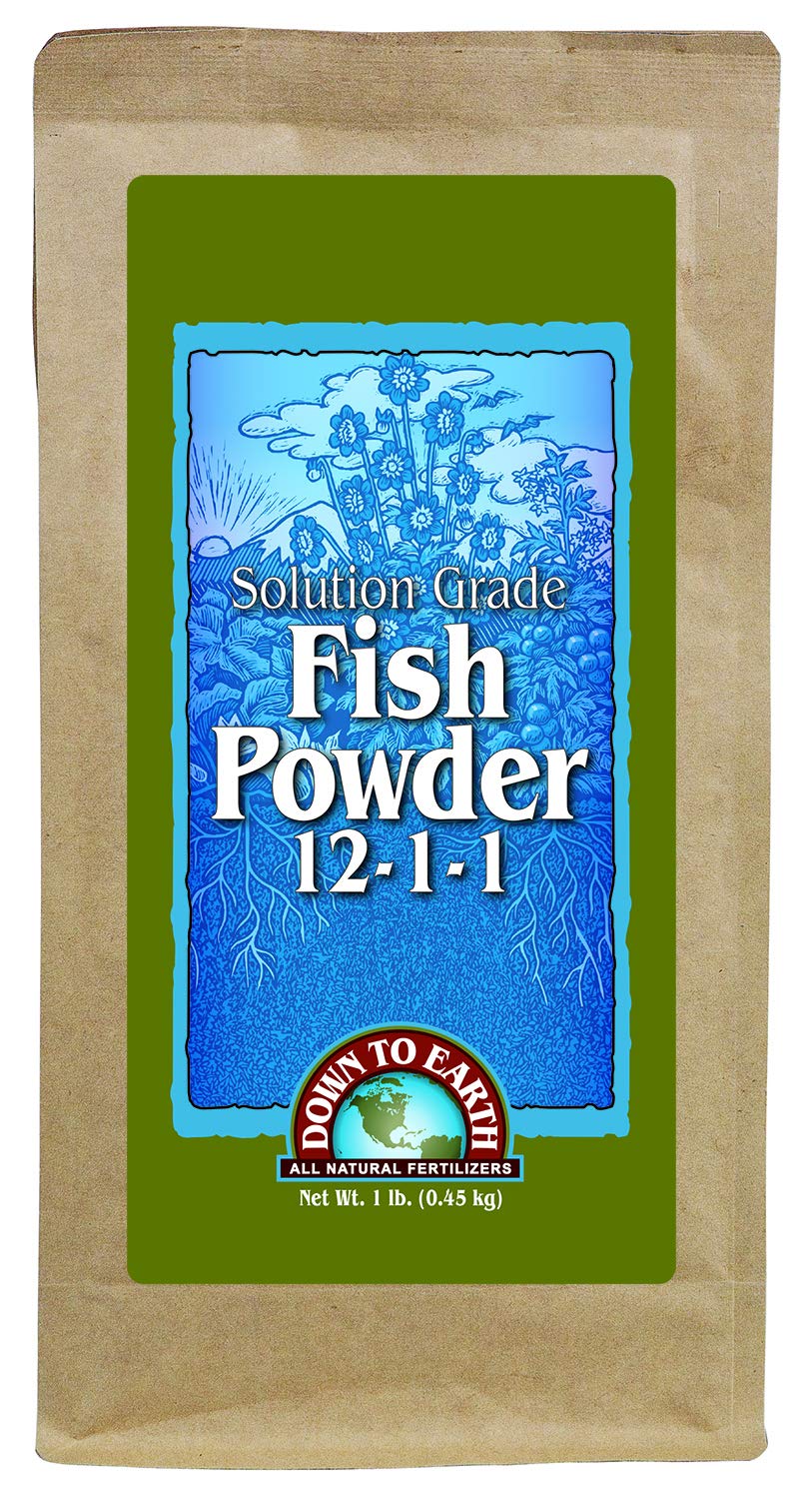 Down to Earth Fish Powder 12-1-1, 1 lb