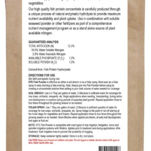 Down to Earth Fish Powder 12-1-1, 1 lb