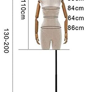 Mannequin Display Stand Tailors Dummy Mannequin Adjustable Height Female Tailors Dummy Dressmakers Mannequin Display Bust ( Color : D ) (D )