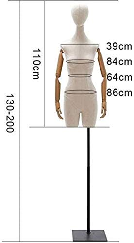 Mannequin Display Stand Tailors Dummy Mannequin Adjustable Height Female Tailors Dummy Dressmakers Mannequin Display Bust ( Color : D ) (D )