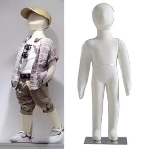 Sewing Mannequin for 1 2 3 4 5 6 7 8 9 10 11 12 13 14 Years Old Child, Pinnable Tailor Dressmaker Dummy with Soft Arms & Legs, Home Office Shop Retail Stores Use ( Size : 5 Years Old )