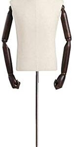 Tailors Dummy Male Manikin Dummy with Head and Arms| for Clothing Display Dressmakers Mannequin Dressmakers Dummy