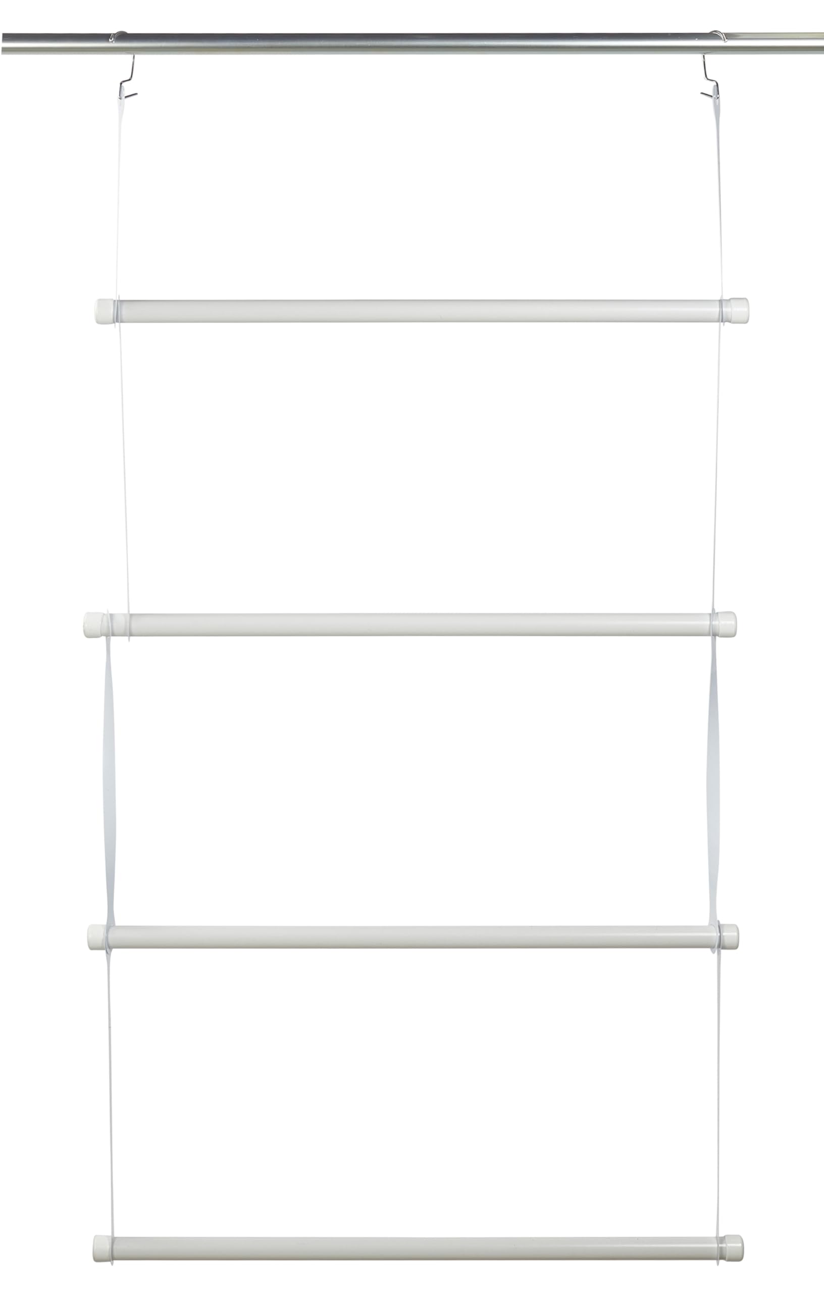 SSWBasics White PVC Tubular Ladder Mannequin - Great for Displaying Housewares, Bedding and Clothing