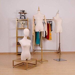 Mannequin Mannequin Dressmakers Dummies Fashion Students Display Bust Metal Bracket Base Female Professional Tailors Dummy