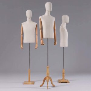 Tailors Dummy Male Mannequin Busts Armless Torso with Rectangle Base |for Clothing Display 140-190cm Adjustable Height Dressmakers Dummy Dressmakers Dummy