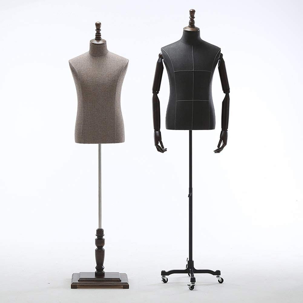 Tailors Dummy Male Mannequin Torso for Clothing Jerseys Display |Dressmakers Manikins with Flexible Arms Dressmakers Dummy