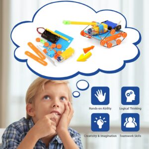 STEM Kits for Kids Age 6-8 8-12, 6 7 Year Old Boy Birthday Gift, Crafts for Boys Robot Building Kit 5-7, STEM Toys Science Experiments Activities Engineering Projects, Unique Gifts for 8 9 10 11 12 +