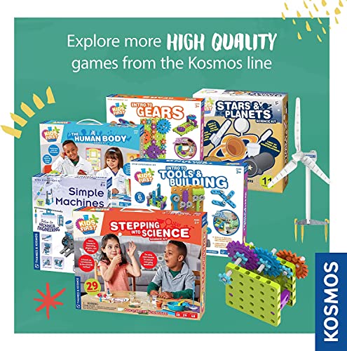 Thames & Kosmos Kids First Robot Engineer STEM Experiment Kit for Young Learners | Build 10 Non-Motorized Robots | Play & Learn with Storybook Manual | Parents’ Choice Gold Award Winner