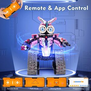 Funbud STEM Projects Robot Building Toys for Kids Ages 7-9 8-12 Years Old, Girls 3 in 1 Remote Control Robotics Kit, Educational Science Coding Car Set, Best Birthday