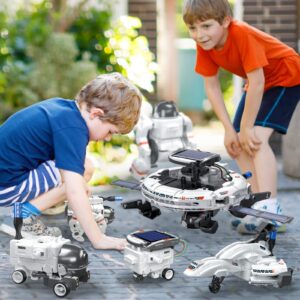 STEM Projects for Kids Ages 8-12, Science Kits for Boys 8-14, 6-in-1 Solar Robot Space Toys Building Science Kits Gifts for 7 8 9 10 11 12 13 Year Old Boys Girls Teen