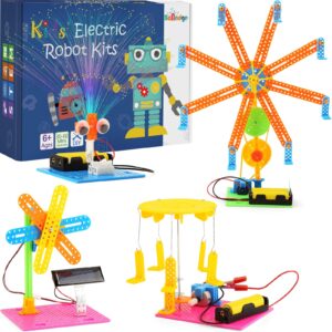 STEM Kit for Girls, Kids Crafts 8-12 Boys, Science Projects Activities Electronic Building Kits 6-8, 4-in-1 Craft Sets for Girl Engineering Toys, DIY Electronics Gifts Age 6 7 8 9 10 11 12 Year Old