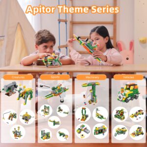 Apitor 20-in-1 STEM Building Robot Kit Toys Gifts for Kids 6 7 8 9 10 11 12+ Years Old, App-Enabled Programmable Remote Control Robots, Educational Coding Building Kit Birthday for Kids Boys Girls