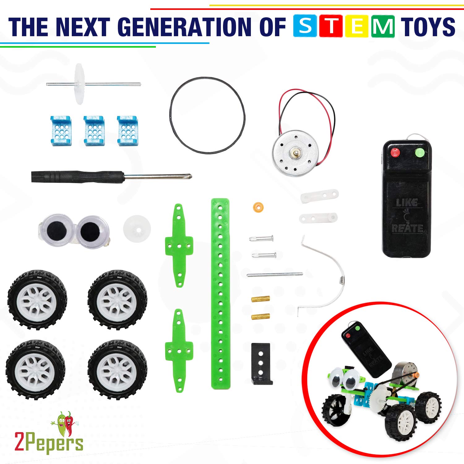 DIY Robotic Science Kits for Kids Age 8-12 6-8, STEM Projects for Kids Ages 8-12, Building Robot Kit Experiments, Educational Toys for Ages 8-13, Gifts for Boys & Girls Age 6 7 8 9 10 11 12 Years Old