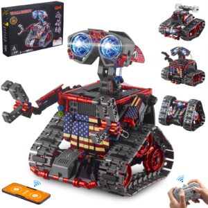 sillbird technic 4in1 remote app controlled robot building kit, educational stem toys coding robotic set science programmable stunt racer creative gifts for boys girls ages 6+, new 2024 (560 pieces)