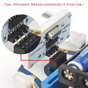 ELECFREAKS microbit Mini Cutebot Kit Compatible with BBC Micro:bit V2 and V1, DIY Programmable Robot Car Kit, STEM Educational Project, Graphical Makecode Coding Car(Without Micro:bit and AAA Battery)