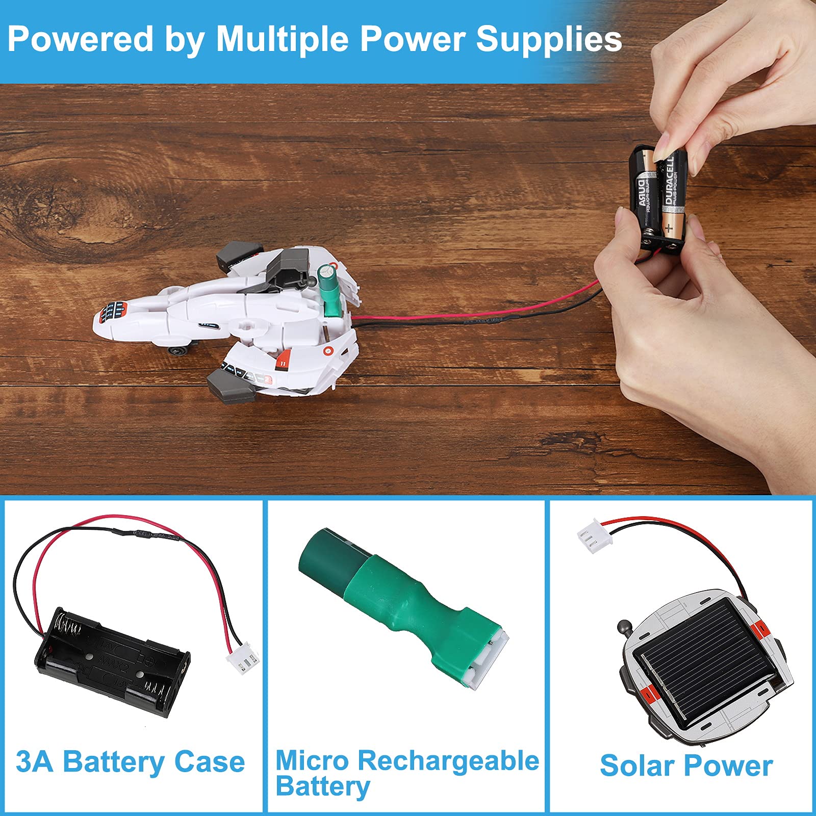 Tomons STEM Toys 6-in-1 Solar Robot Kit Learning Science Building Toys Educational Science Kits Powered by Solar Robot for Kids 8 9 10-12 Year Old Boys Girls Gifts